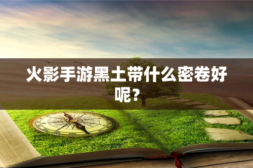 火影手游黑土带什么密卷好呢？