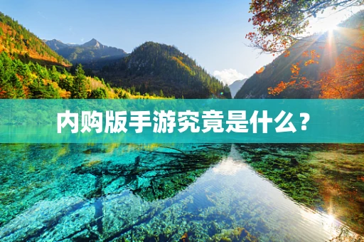 内购版手游究竟是什么？