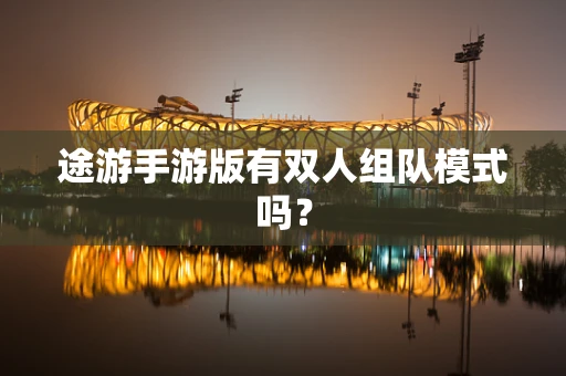 途游手游版有双人组队模式吗？