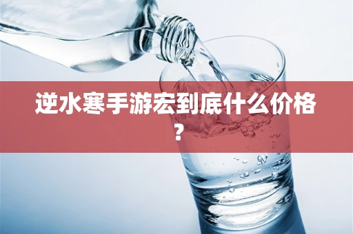 逆水寒手游宏到底什么价格？