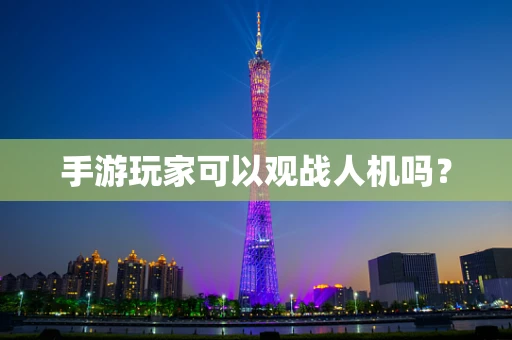 手游玩家可以观战人机吗？