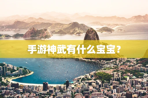 手游神武有什么宝宝？