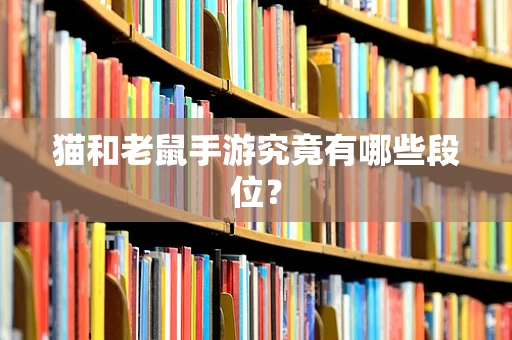 猫和老鼠手游究竟有哪些段位？