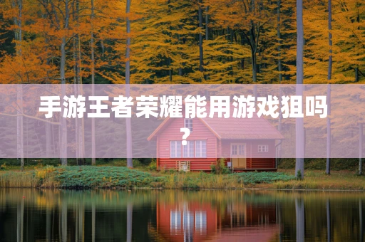 手游王者荣耀能用游戏狙吗？