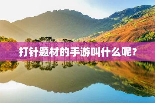 打针题材的手游叫什么呢？