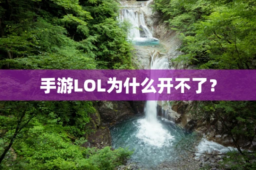 手游LOL为什么开不了？