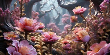 手游中存在迷境花树吗？