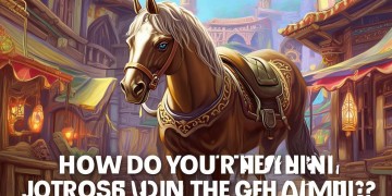 手游征途怎么骑马?这里有答案!